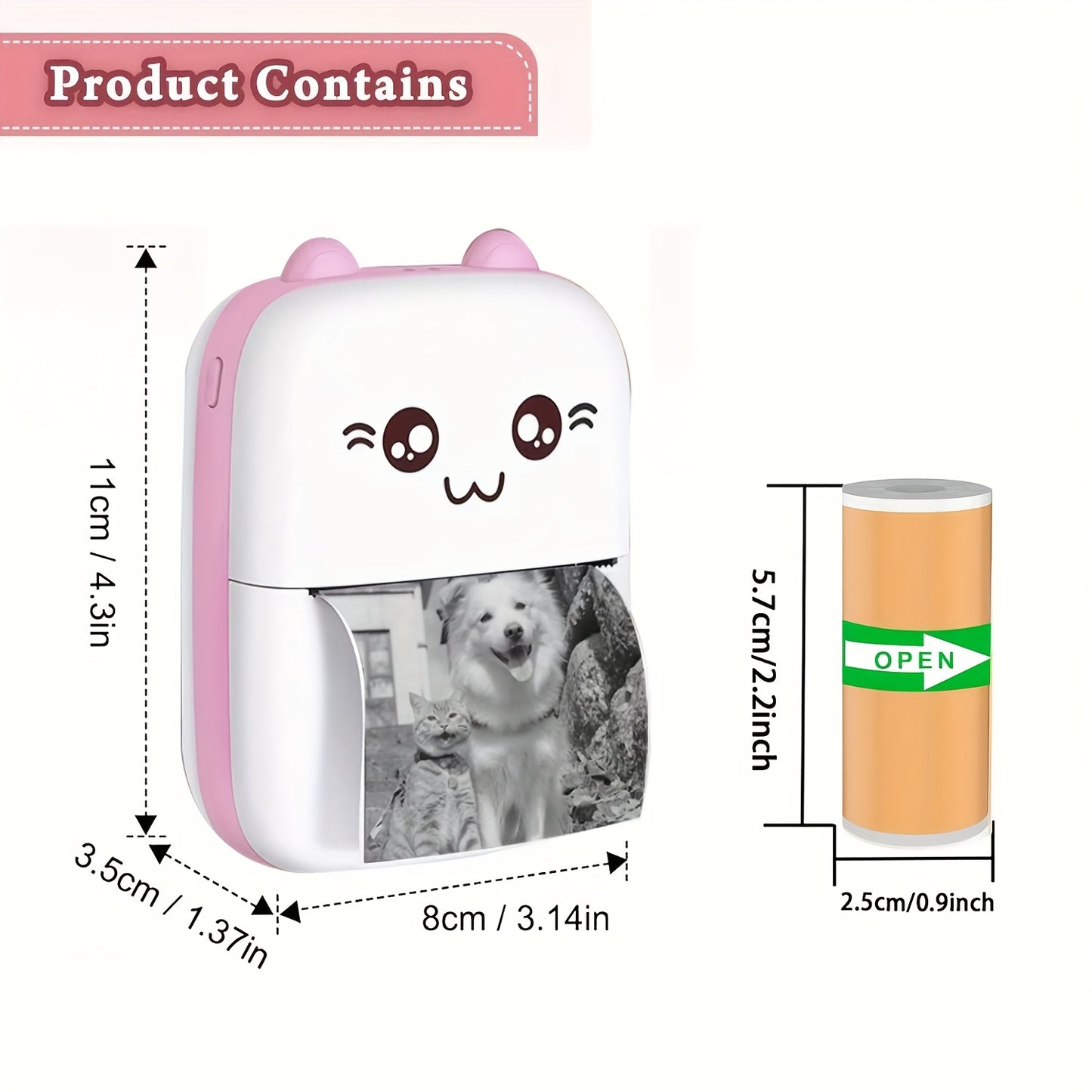 ✨Kitty Printer – The Adorable Pocket Printer for Notes, Lists & Memories✨