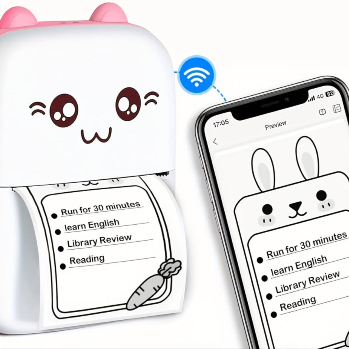 ✨Kitty Printer – The Adorable Pocket Printer for Notes, Lists & Memories✨